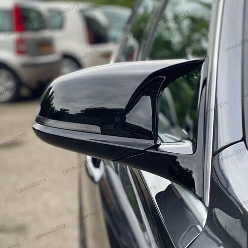 Glanz schwarz spiegelkappen - 2x,